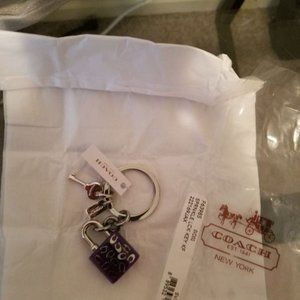 Coach Keychain NWT